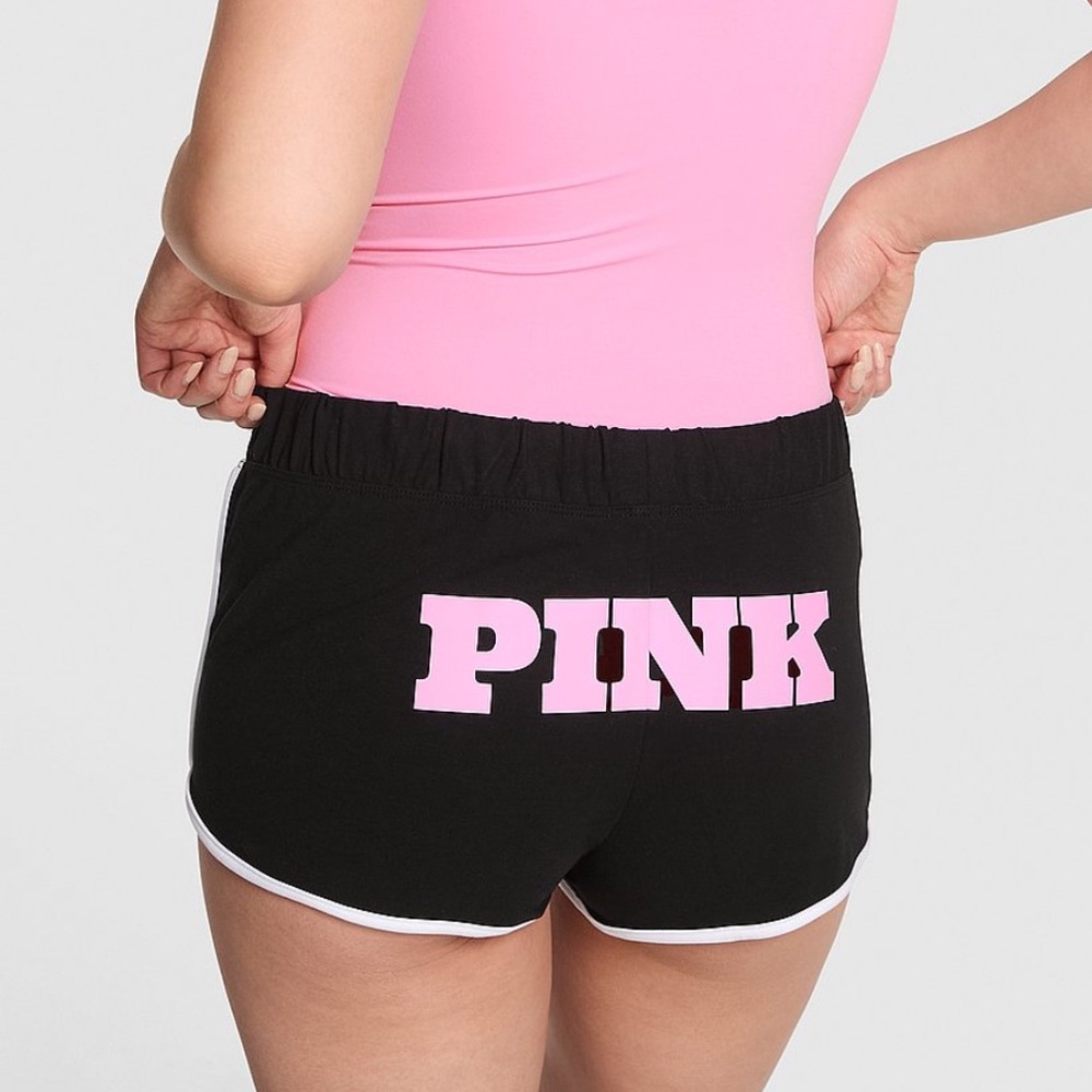 PINK Victoria's Secret Black Micro shorts